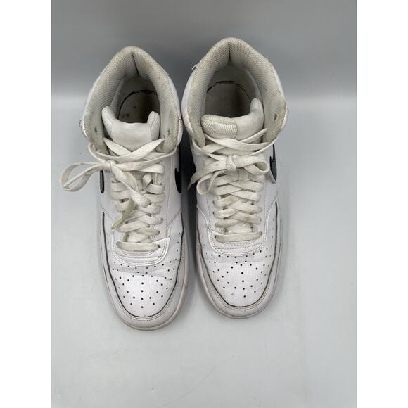 Nike Court Vision Mid Next Nature DN3577-101 Men 8.5 White Lifestyle Shoe - Picture 4 of 10